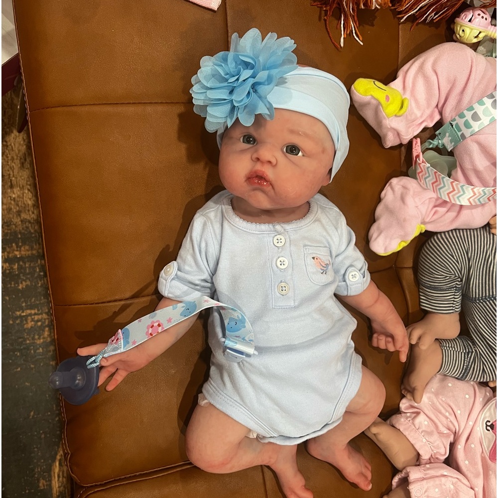 Reborn full body platinum silicone 18.5” 8lbs